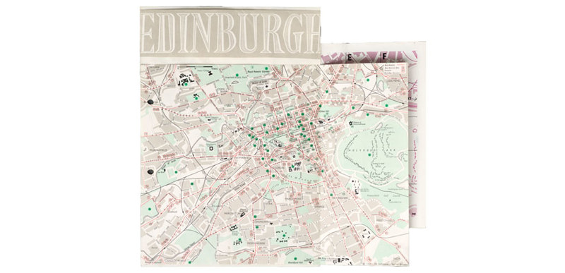 This is a map and guide to Edinburgh from 1970 found in our archive.