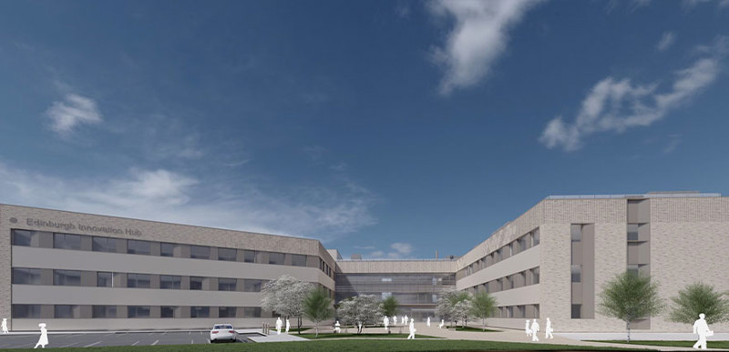 Edinburgh Innovation Hub Front Elevation