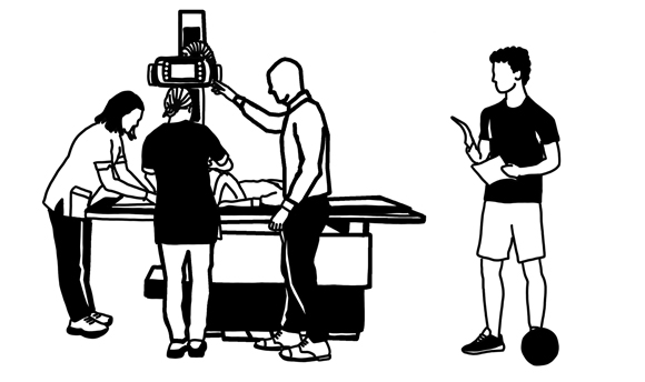 Graphic Representing QMU Health Sciences