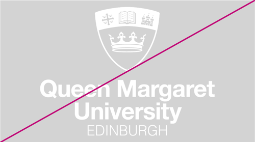 Background too light for white QMU logo