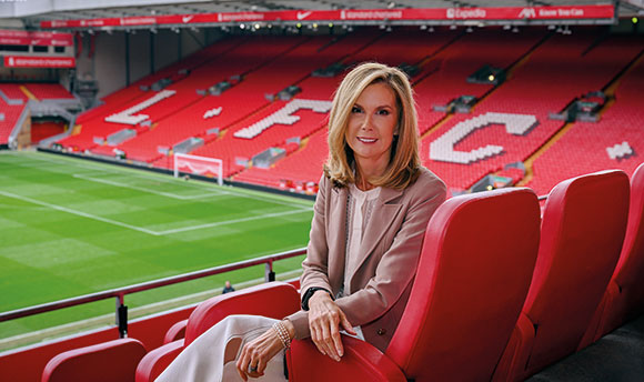 Photo of Susan Black’s journey from QMU student to a key figure at Liverpool FC