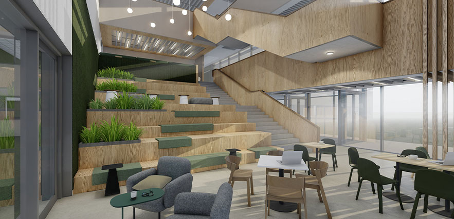 Edinburgh Innovation Hub Atrium