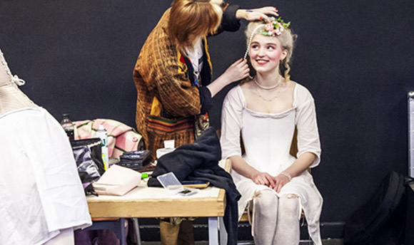 Costume design students