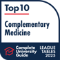 Top 10 Complementary Medicine (Complete University Guide 2025)
