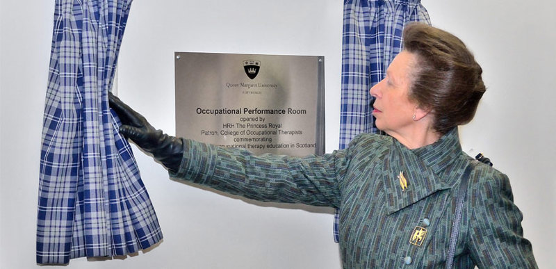 In January 2013, Her Royal Highness The Princess Royal visited QMU to mark 75 years of occupational therapy education in Scotland.