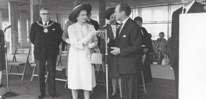 HRH Princess Alice Lays Foundation Stone at Clermiston Campus 1968