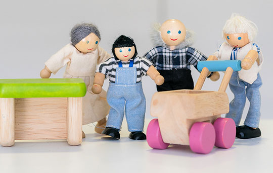 Family of toy figures