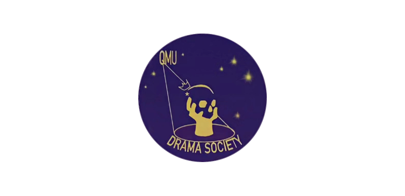 The QMU Drama Society Logo.