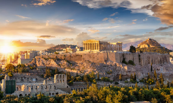 A grand view of the acropolis