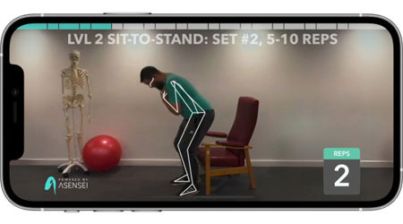 The Asensei App on a mobile device