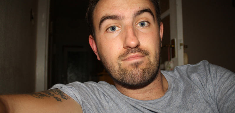 A man taking a selfie